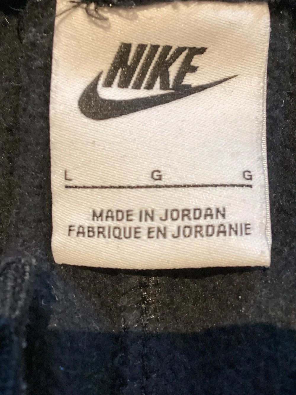 Nike Black Kids Sweat Joggers with White Swoosh